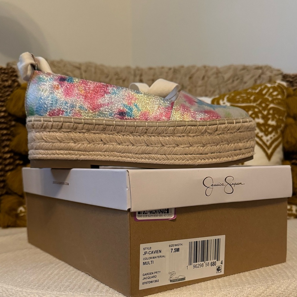 Jessica Simpson platform espadrille